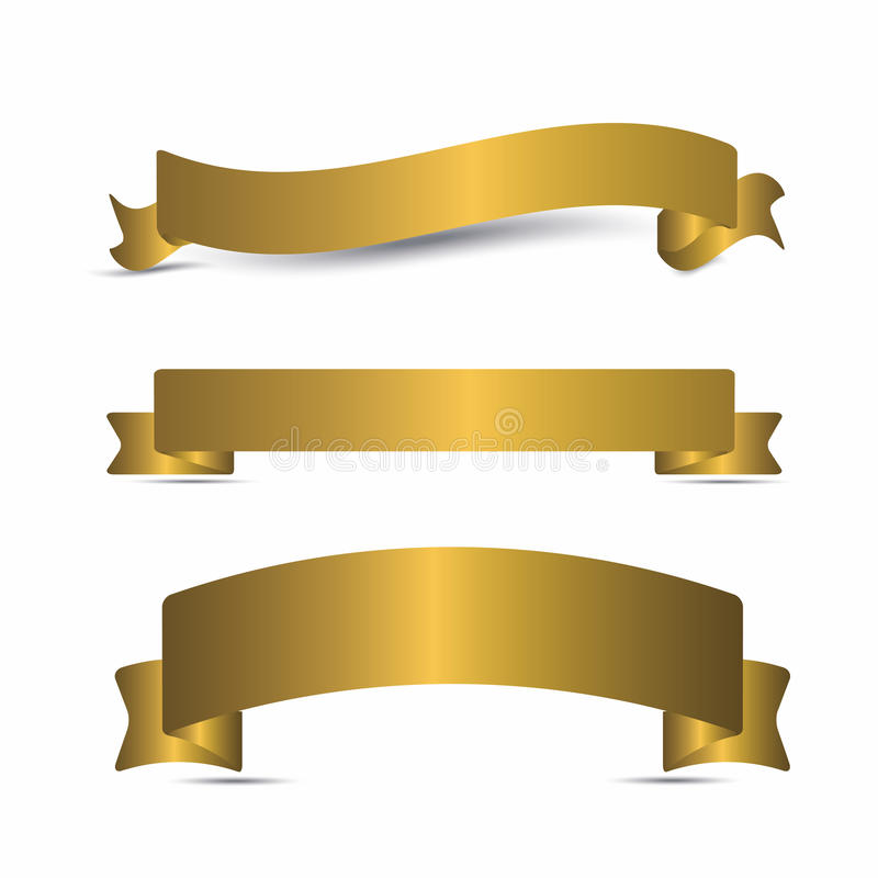 Detail Gold Ribbon Vector Png Nomer 16