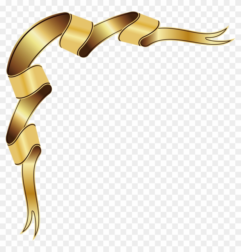 Detail Gold Ribbon Vector Png Nomer 49