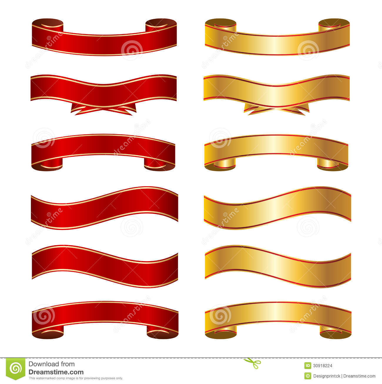 Detail Gold Ribbon Vector Png Nomer 54