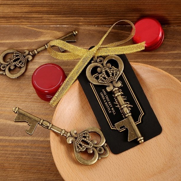 Detail Gold Skeleton Key Bottle Opener Nomer 11