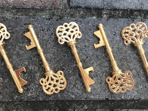 Detail Gold Skeleton Key Bottle Opener Nomer 13