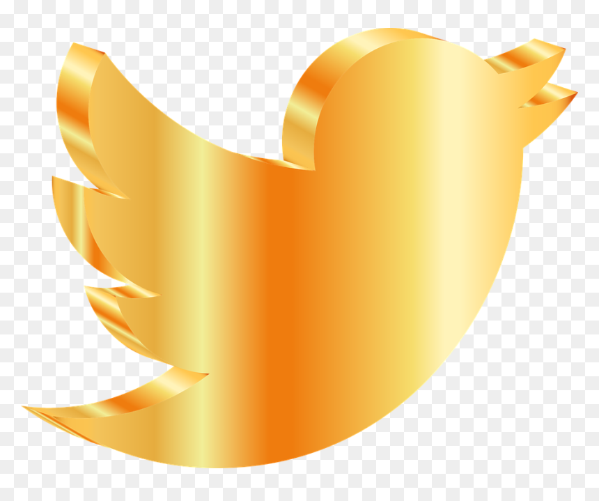 Detail Gold Twitter Logo Png Nomer 18