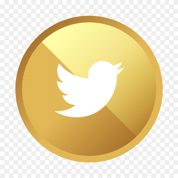 Detail Gold Twitter Logo Png Nomer 4