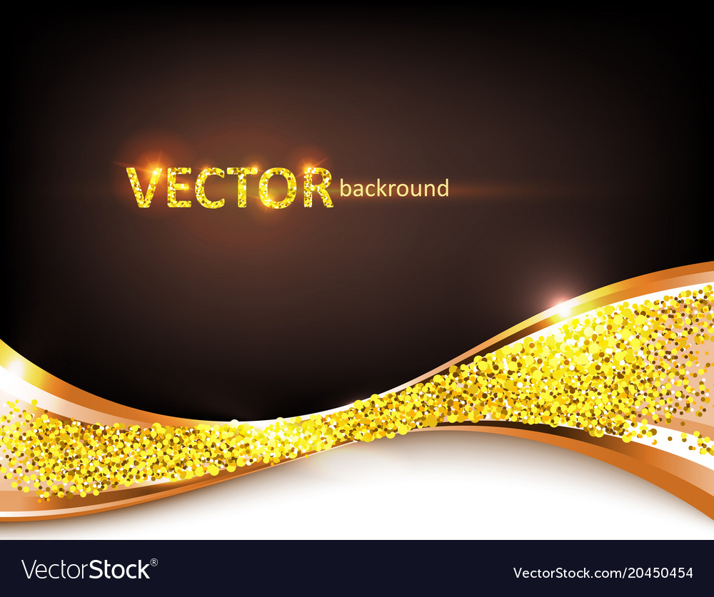 Detail Gold Vector Background Nomer 3