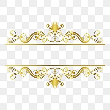 Detail Gold Wedding Border Png Nomer 21