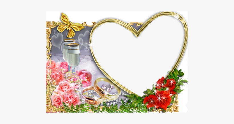 Detail Gold Wedding Border Png Nomer 24