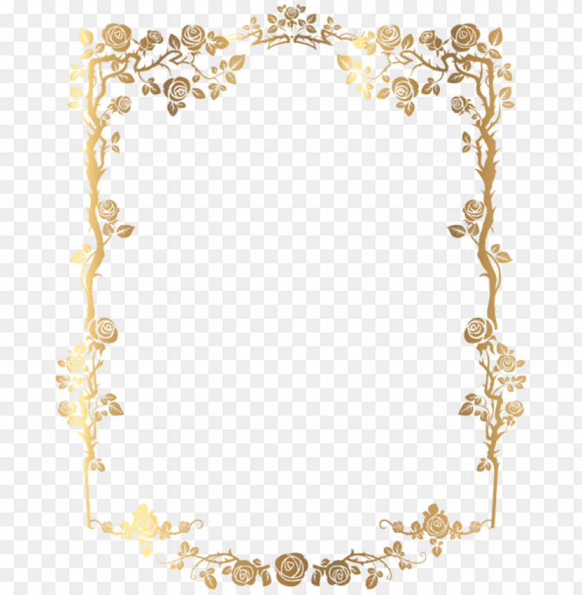 Detail Gold Wedding Border Png Nomer 4