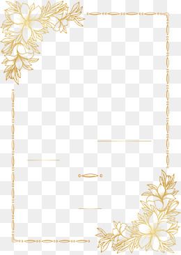 Detail Gold Wedding Border Png Nomer 32