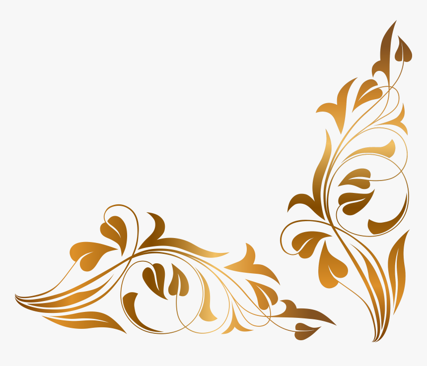 Detail Gold Wedding Border Png Nomer 38