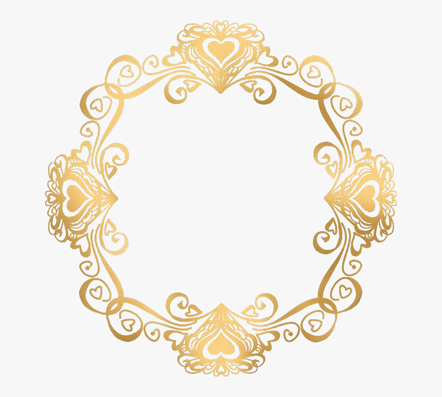 Detail Gold Wedding Border Png Nomer 5