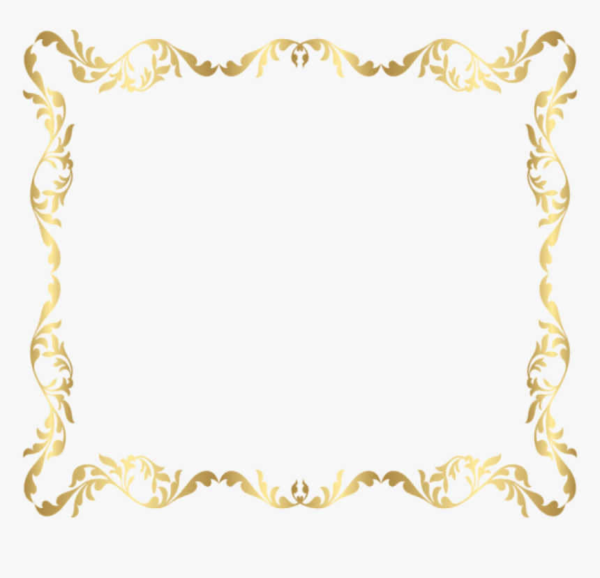 Detail Gold Wedding Border Png Nomer 45