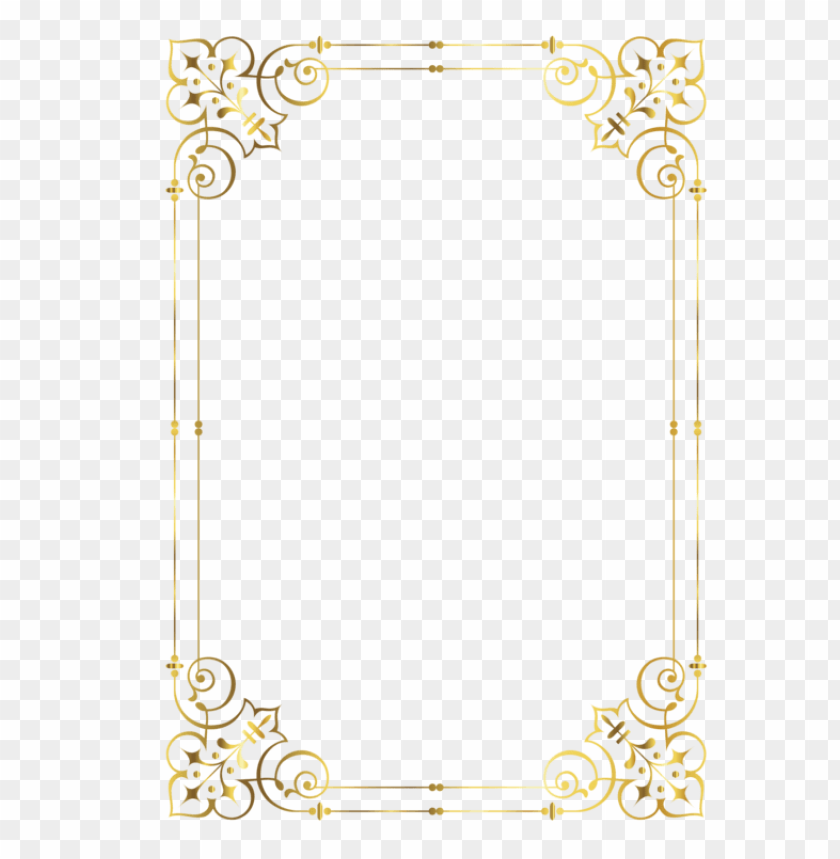 Detail Gold Wedding Border Png Nomer 6