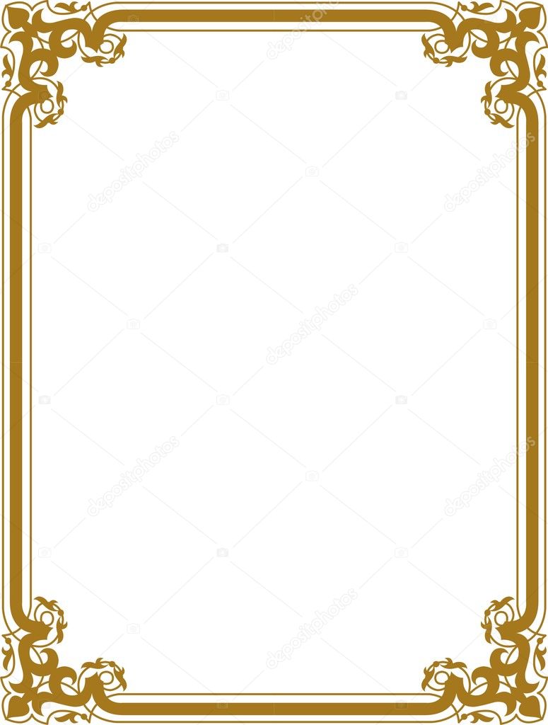 Detail Golden Border Nomer 20