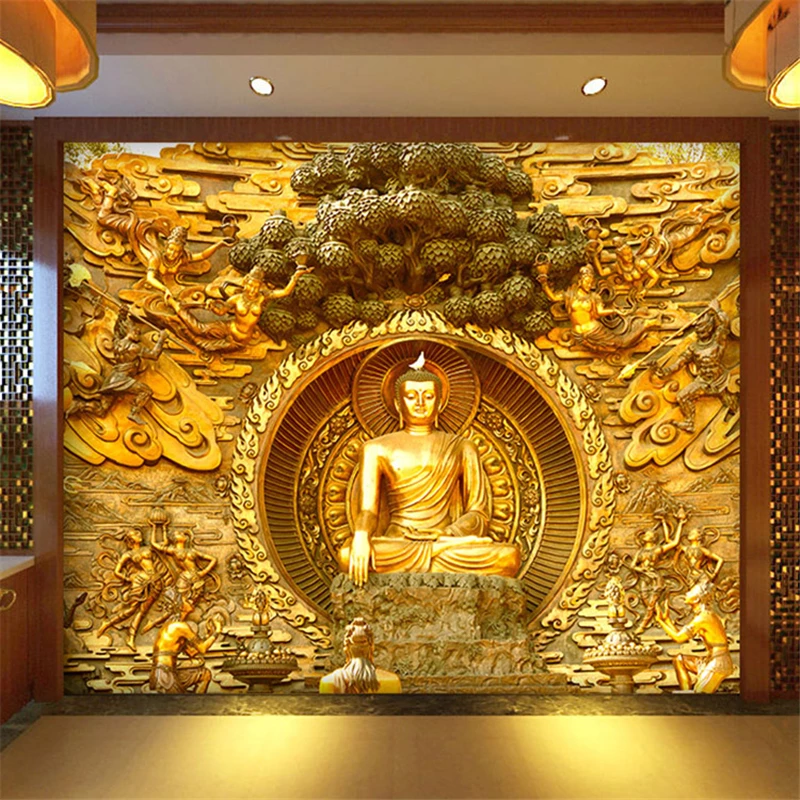 Detail Golden Buddha Wallpaper Nomer 42