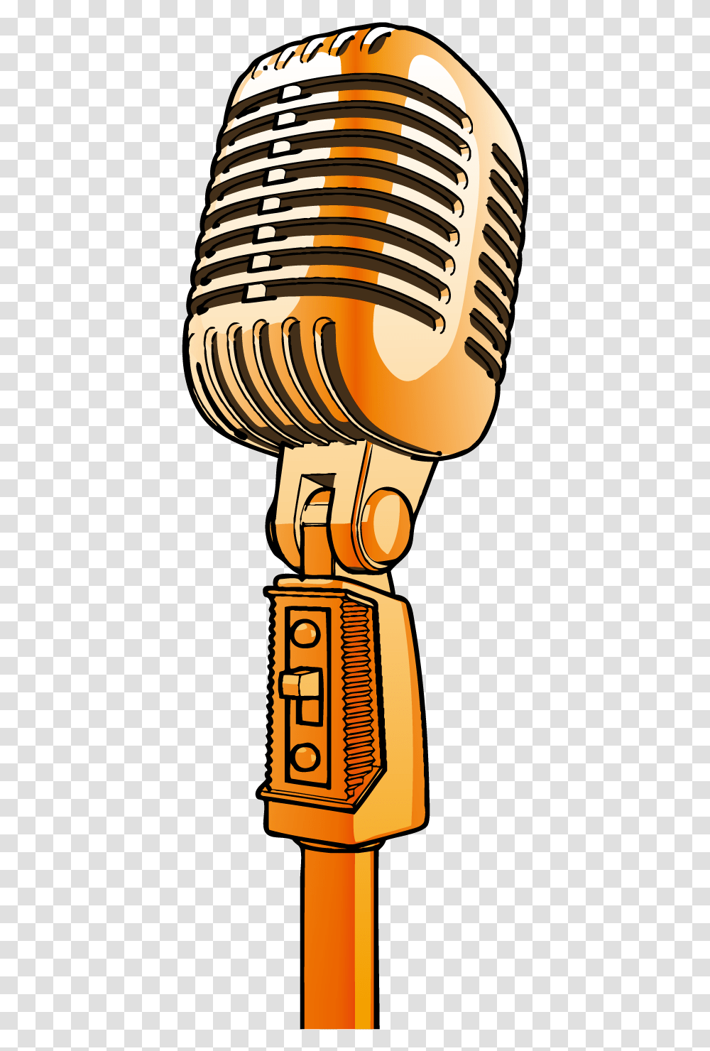 Detail Golden Microphone Clipart Nomer 12