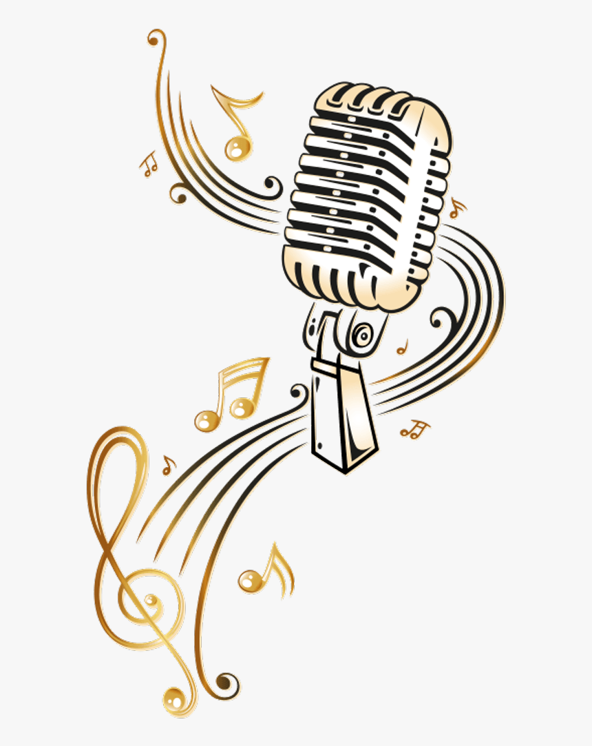 Detail Golden Microphone Clipart Nomer 41