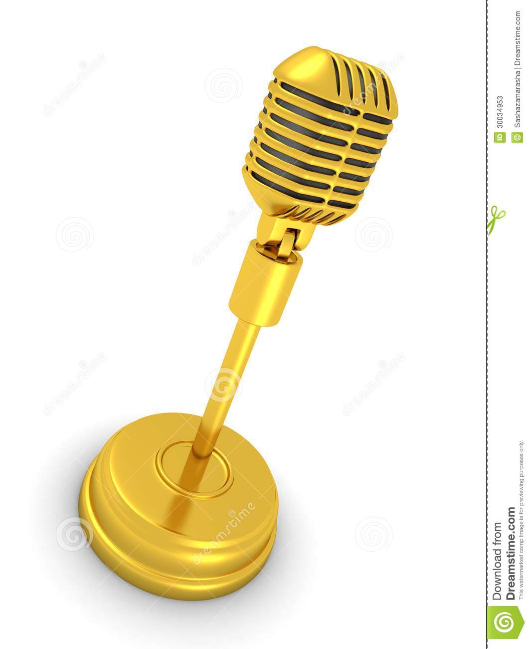 Detail Golden Microphone Clipart Nomer 44