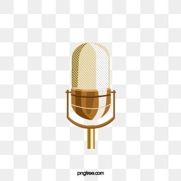 Detail Golden Microphone Clipart Nomer 45
