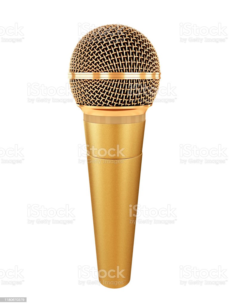 Detail Golden Microphone Clipart Nomer 49