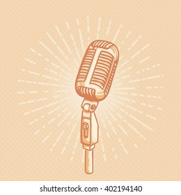 Detail Golden Microphone Clipart Nomer 53