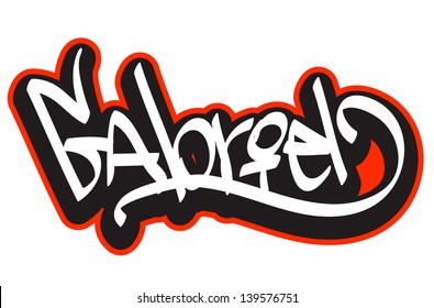 Detail Graffiti Tulisan Announcement Nomer 11