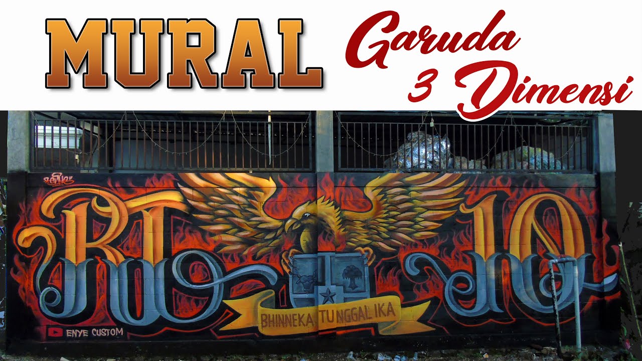 Detail Graffiti Tulisan Elang 3d Nomer 32