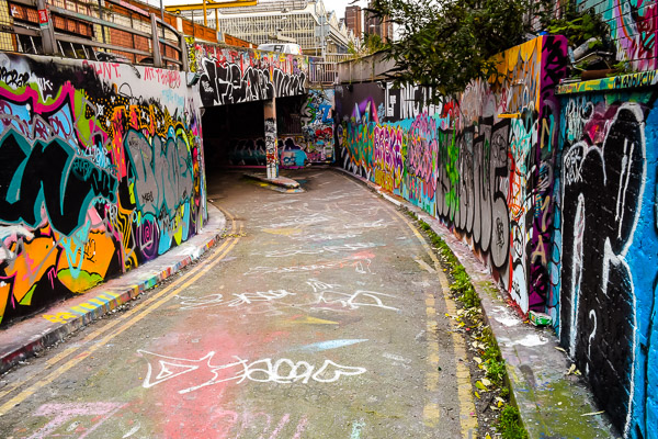 Detail Graffiti Tunnel London Leake Street Nomer 17