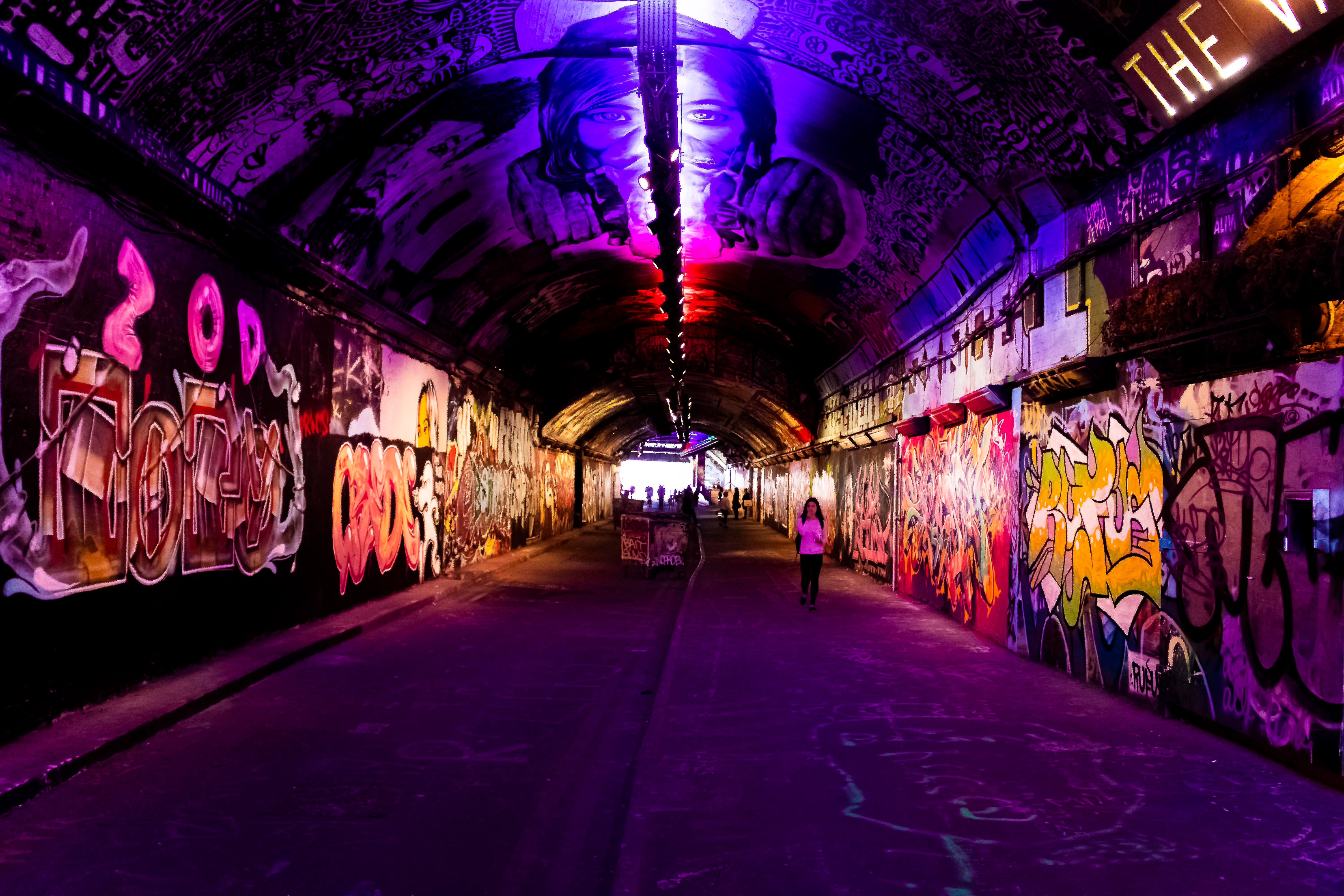 Detail Graffiti Tunnel London Leake Street Nomer 26