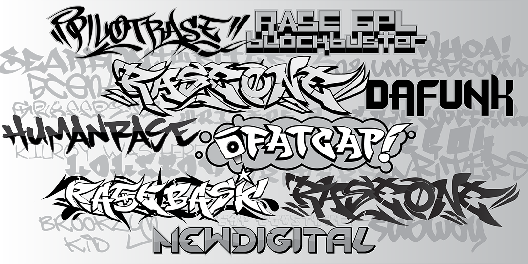 Detail Graffiti Typeface Nomer 15