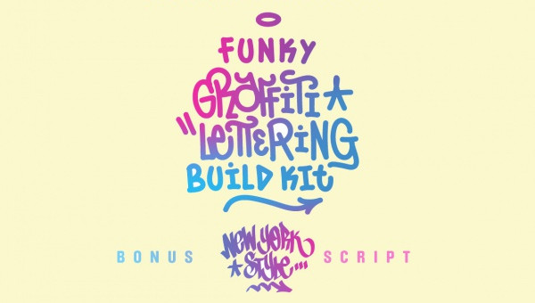 Detail Graffiti Typeface Nomer 42