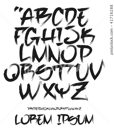 Detail Graffiti Typeface Nomer 52