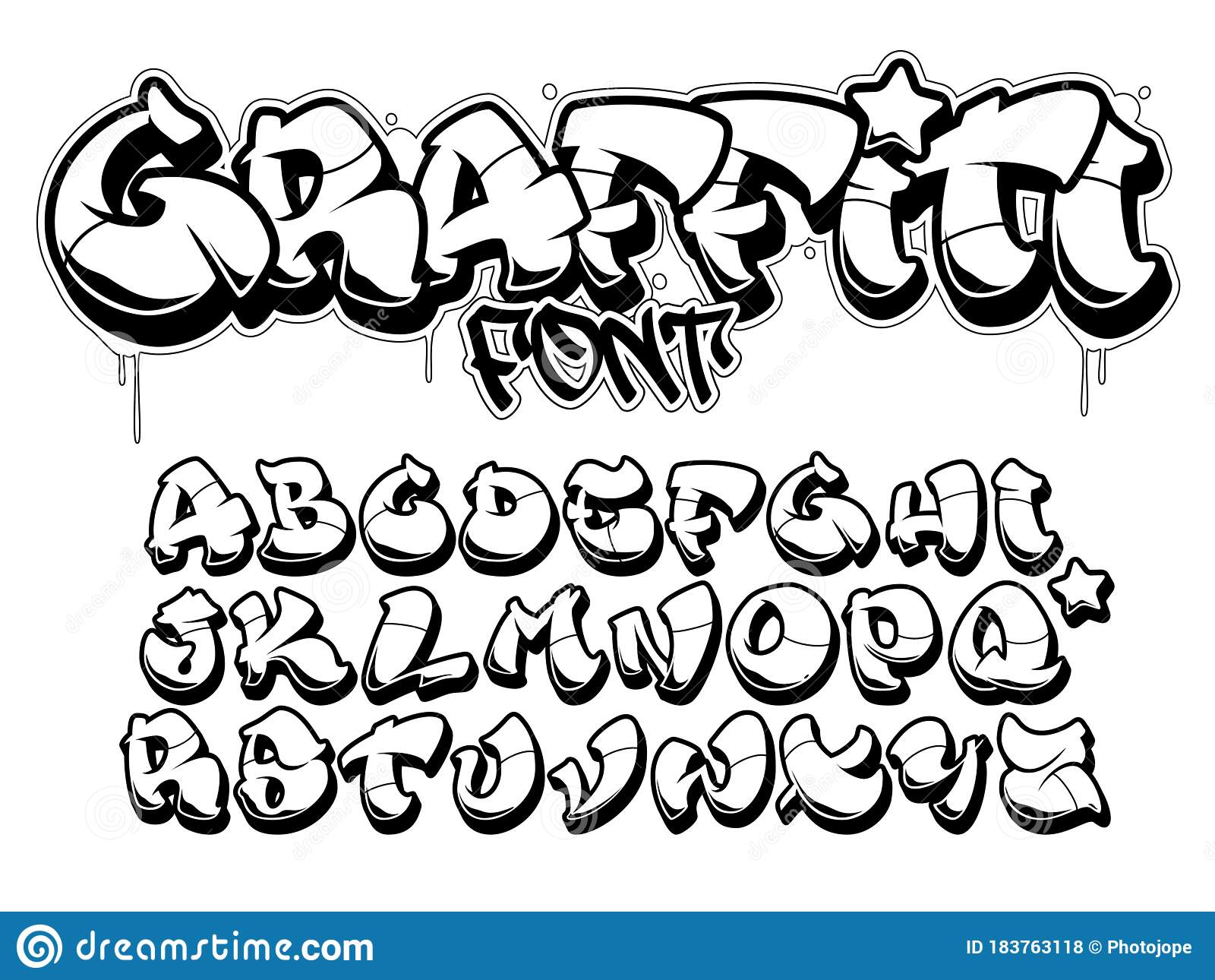 Detail Graffiti Typography Nomer 20