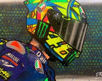 Detail Graffiti Valentino Rossi Nomer 14