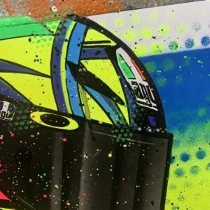 Detail Graffiti Valentino Rossi Nomer 15