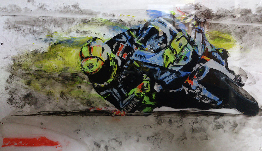 Detail Graffiti Valentino Rossi Nomer 47