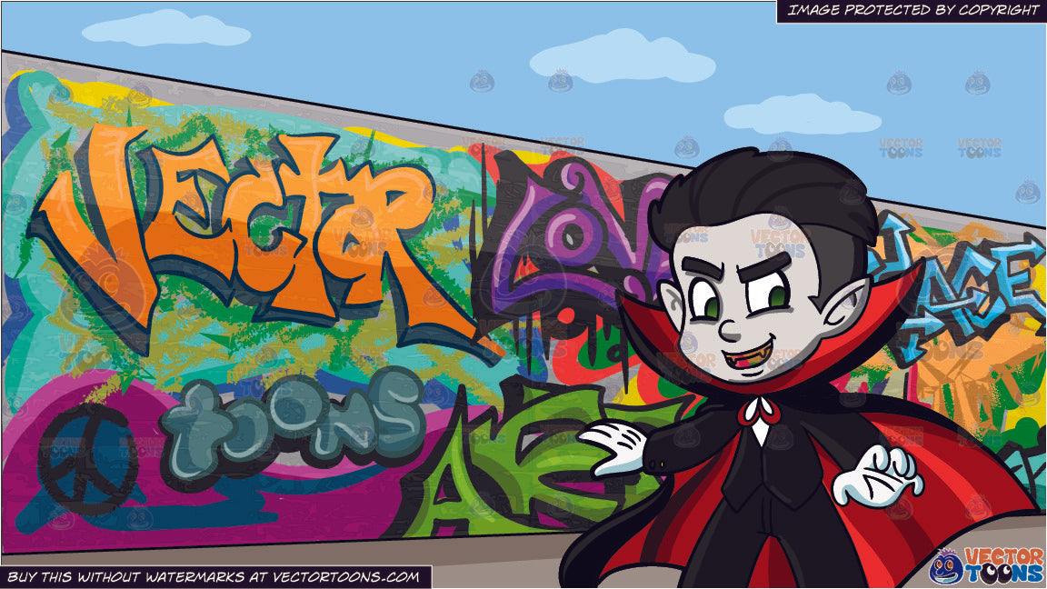 Detail Graffiti Vampir Nomer 11
