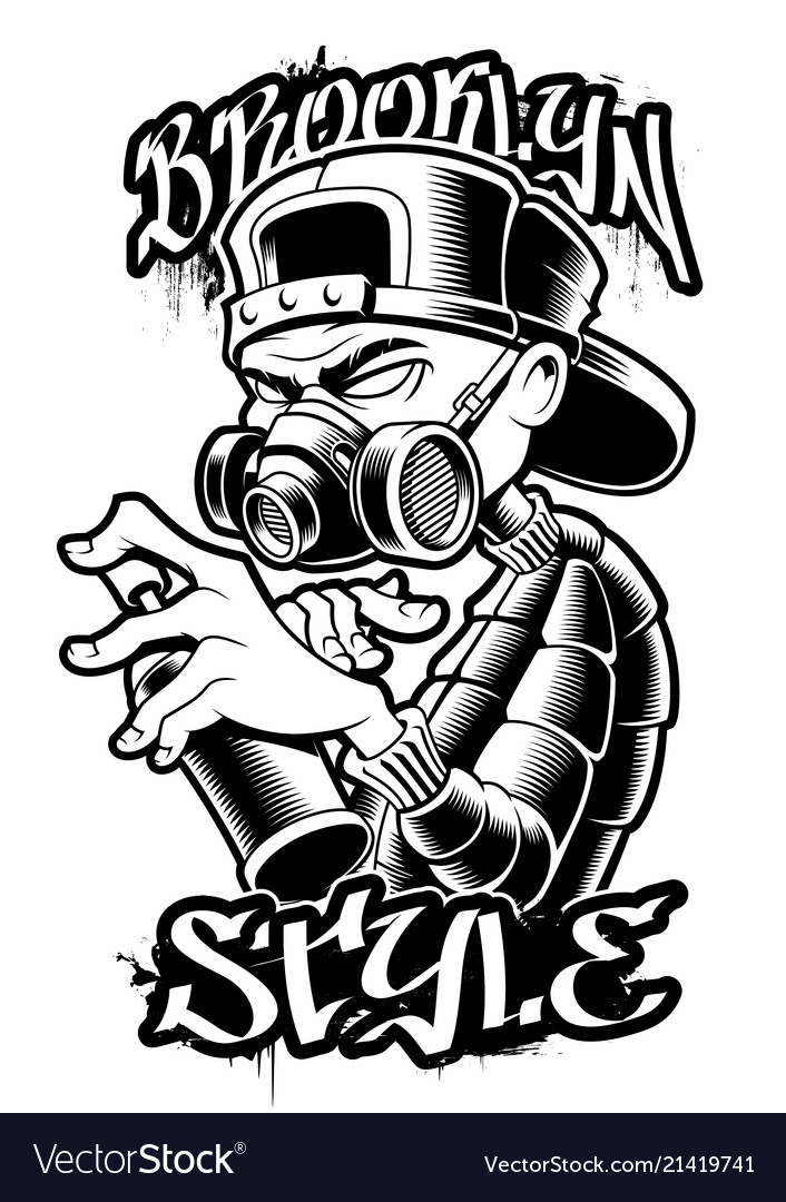 Detail Graffiti Vector Art Nomer 11