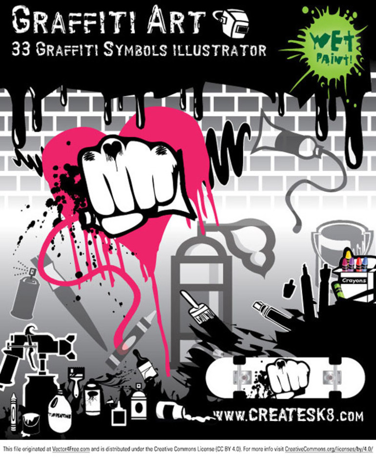 Detail Graffiti Vector Free Nomer 30