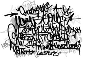 Detail Graffiti Vector Image Nomer 37