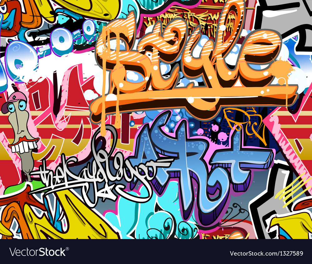 Detail Graffiti Vector Image Nomer 52