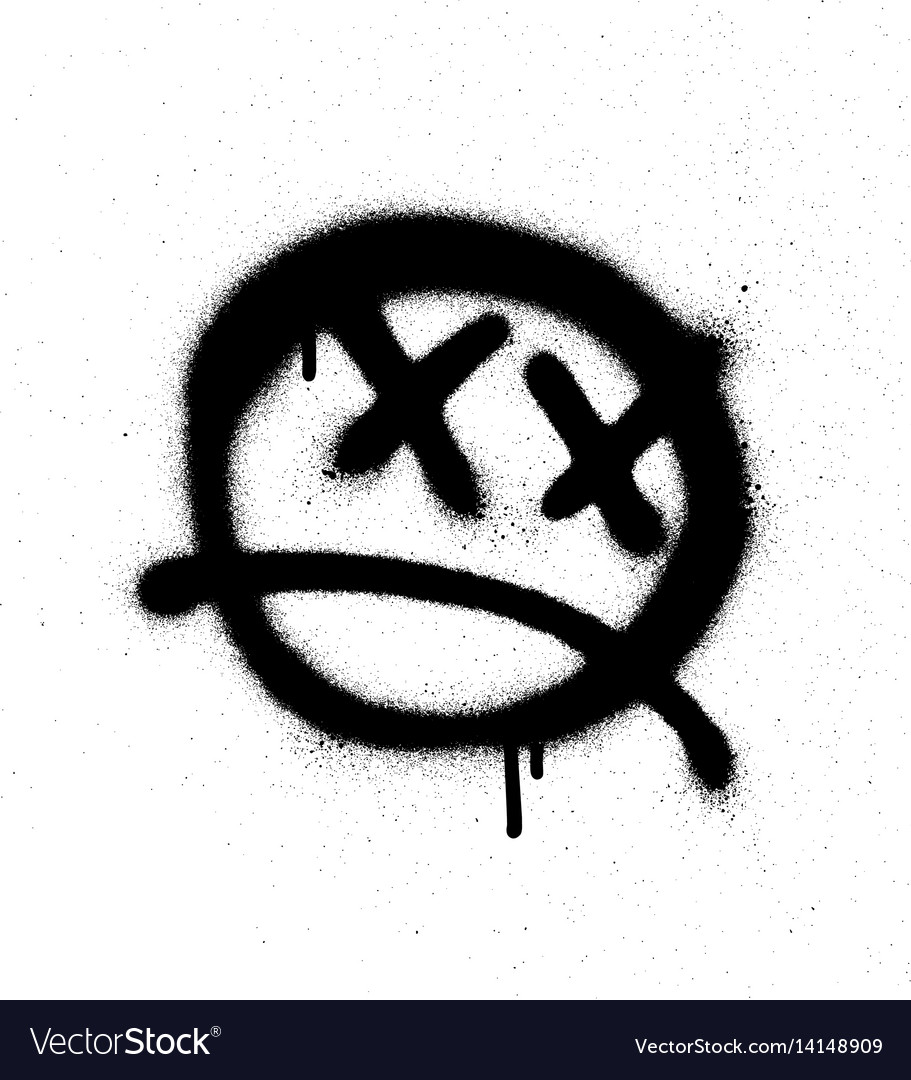 Graffiti Vector Png Black An White - KibrisPDR