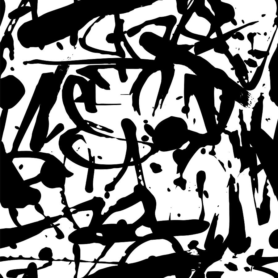 Detail Graffiti Vector Png Black An White Nomer 55