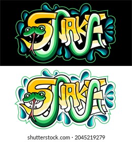 Detail Graffiti Vector Reptile Nomer 8