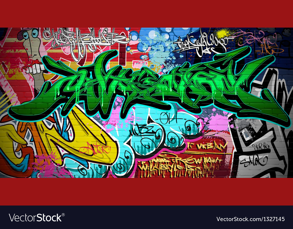 Detail Graffiti Vectorstock Nomer 13