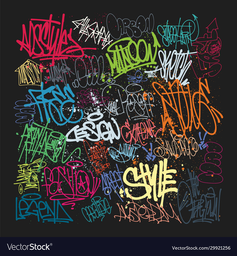 Detail Graffiti Vectorstock Nomer 53