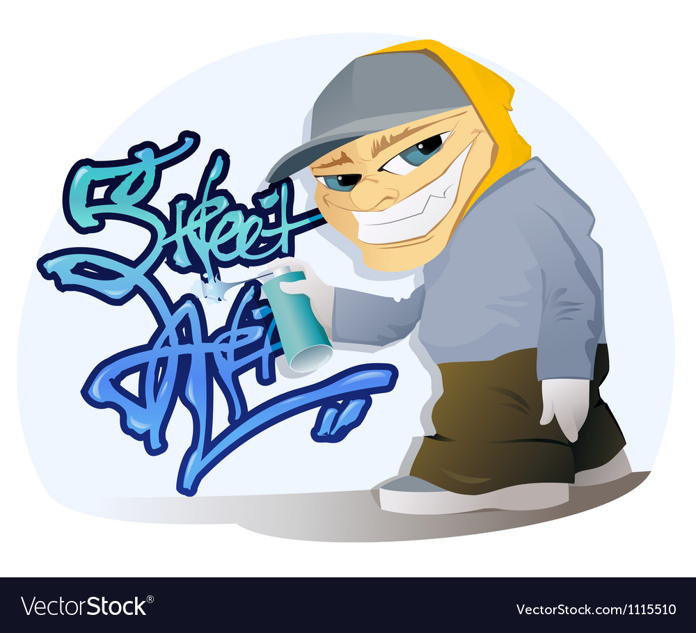 Detail Graffiti Vectorstock Nomer 58