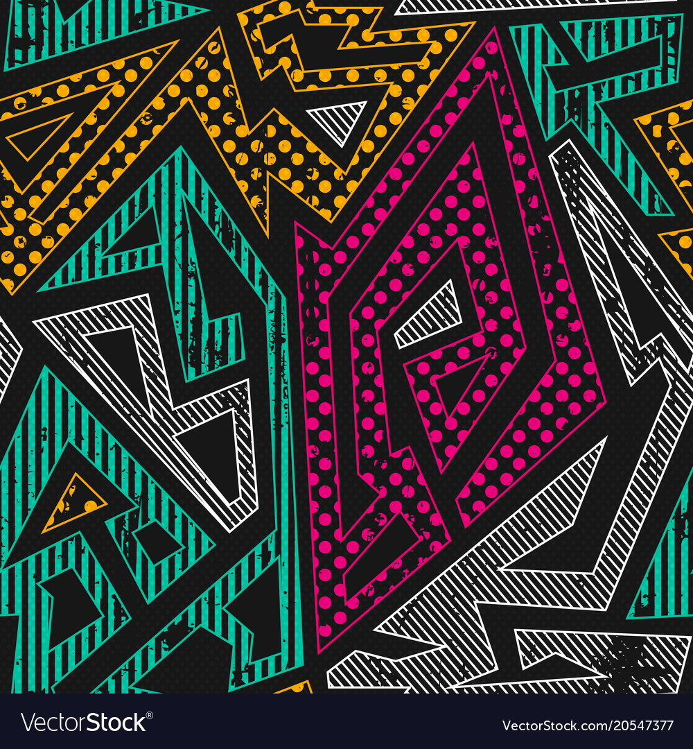 Detail Graffiti Vektor Pattern Nomer 49