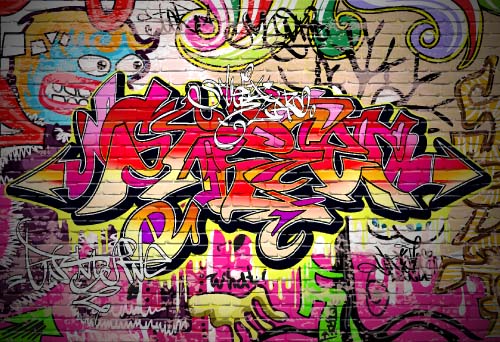 Detail Graffiti Vektor Pattern Psd Nomer 41