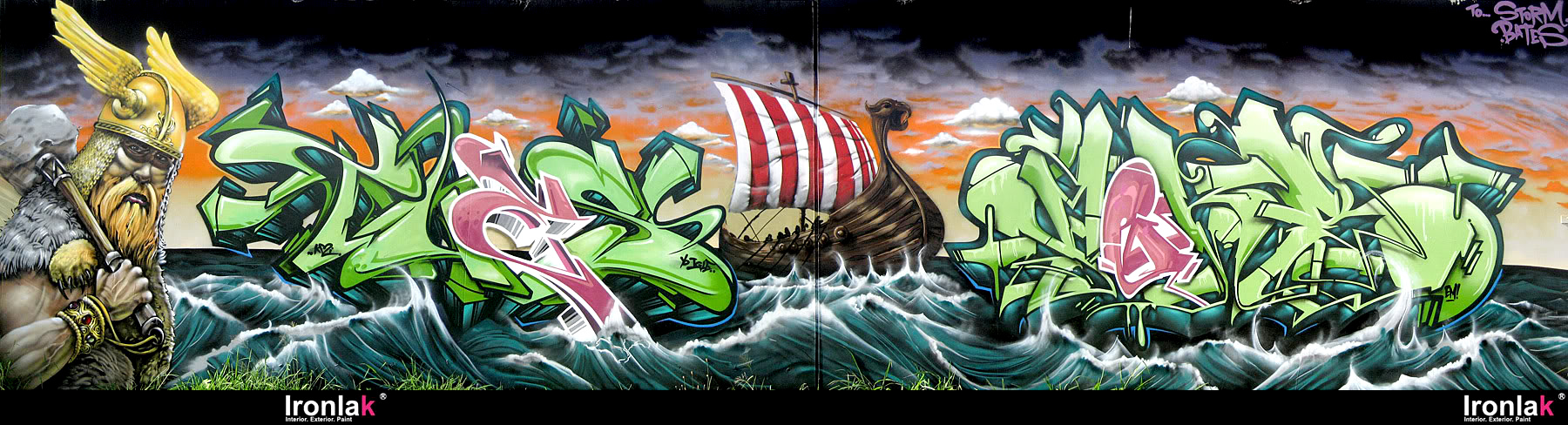 Detail Graffiti Viking Nomer 30