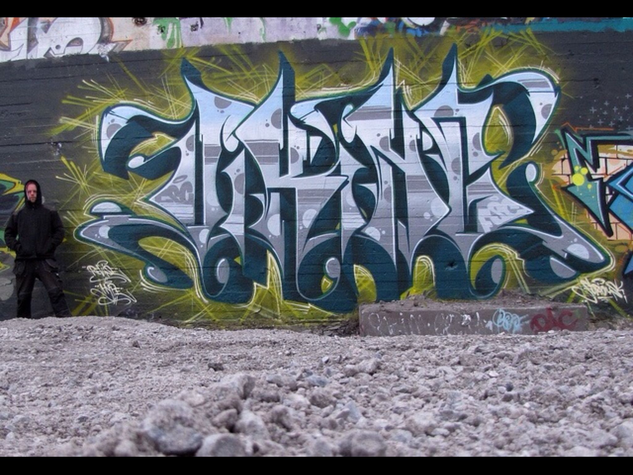 Detail Graffiti Viking Nomer 6